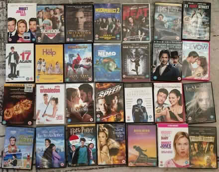 Photo of free 32 films on DVD (28 boxes), some brand new in cellophane (Little Stoke BS32) #1