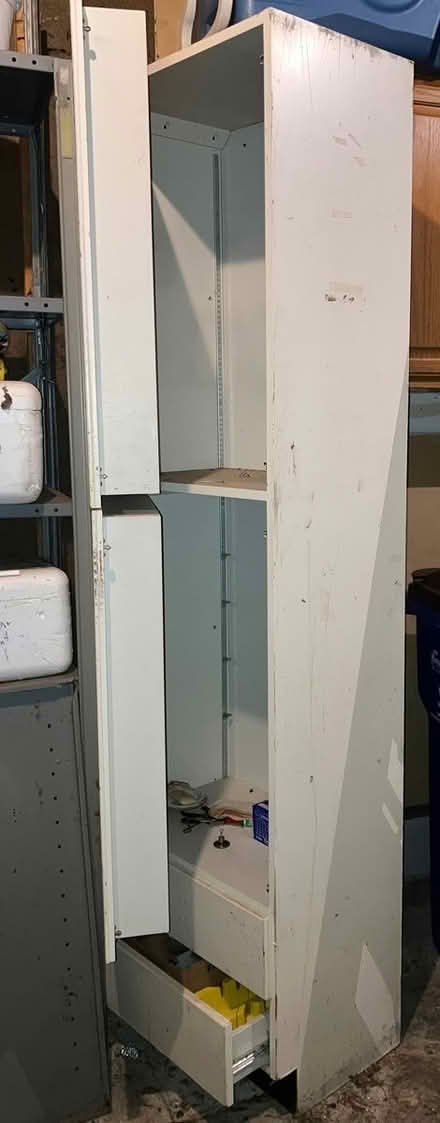 Photo of free Tall garage/basement cabinet (Columbia (near 32 & 29).) #2