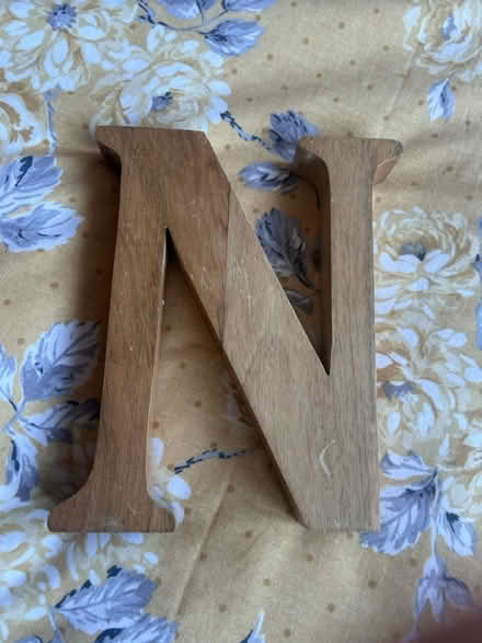 Photo of free Mango wood Letter N (St Leonard’s on Sea TN37) #1