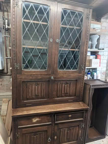 Photo of free Wood cabinet (BD17) #1
