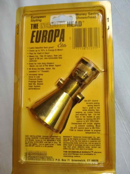 Photo of free Brass showerhead (M2J1Y3) #2