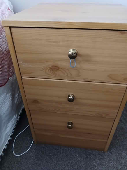Photo of free Sofas, wooden base beds with single mattresses, side tables (Lampton TW3) #1