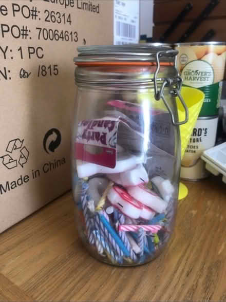 Photo of free Jar of Birthday Candles (Cheshunt En8) #1