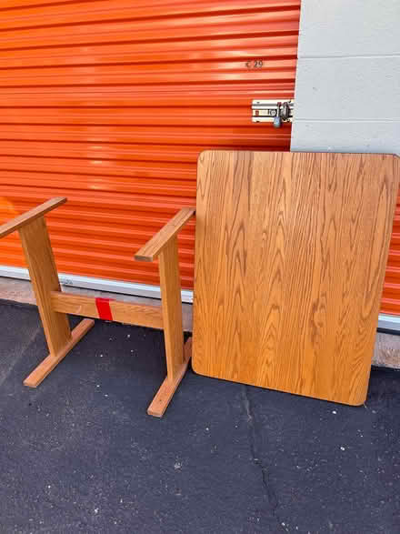 Photo of free Honey Oak Computer Desk (Clearlake Oaks) #1