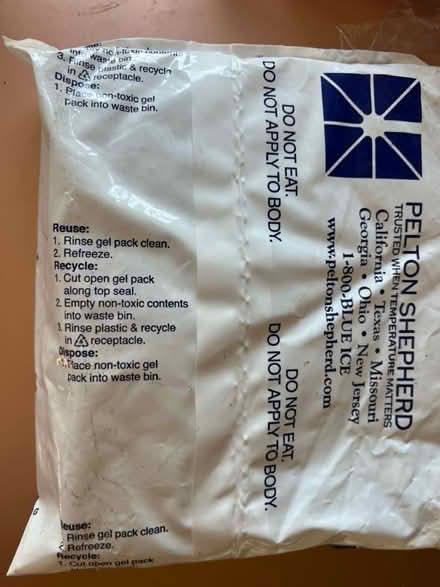 Photo of free 10 blue ice jell ice packs (91040) #2