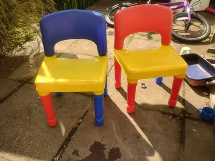 Photo of free Plastic toddler chairs x2 (Sydenham SE26) #1