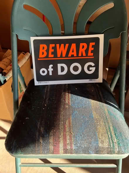 Photo of free Beware of Dog Sign (Clearlake Oaks) #1