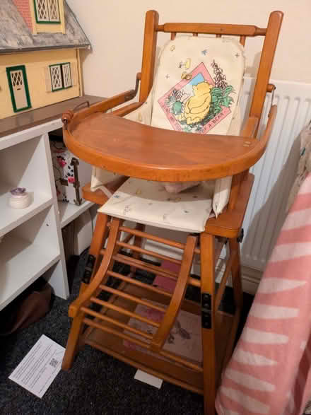 Photo of free DOLLS solid wood high chair (Abbeydale B98) #1
