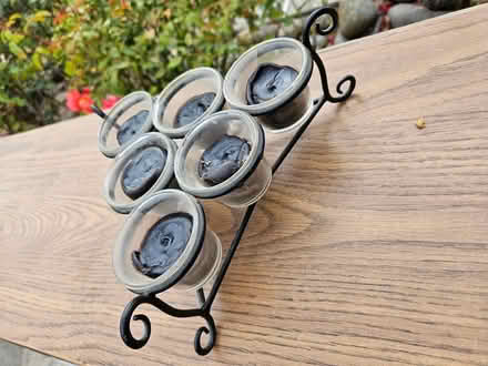 Photo of free Metal & glass tealight candleholder (West San Jose) #1