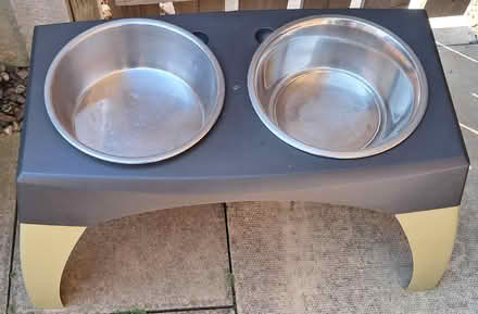 Photo of free Raised Dog Feeding Bowl Station - (Upton CH2) #2