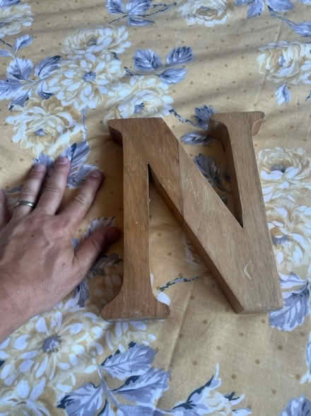 Photo of free Mango wood Letter N (St Leonard’s on Sea TN37) #2