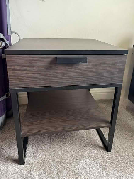 Photo of free Bedside table with drawer (Stretford M32) #1