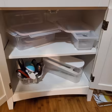 Photo of free Microwave cabinet with drawer (Harvard Square) #2