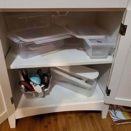 Photo of free Microwave cabinet with drawer (Harvard Square) #2