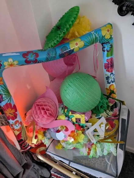 Photo of free Tropical Hawaiian party decorations (Crewe CW1) #2