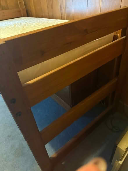 Photo of free This End Up style loft bed (Irvington NY) #2