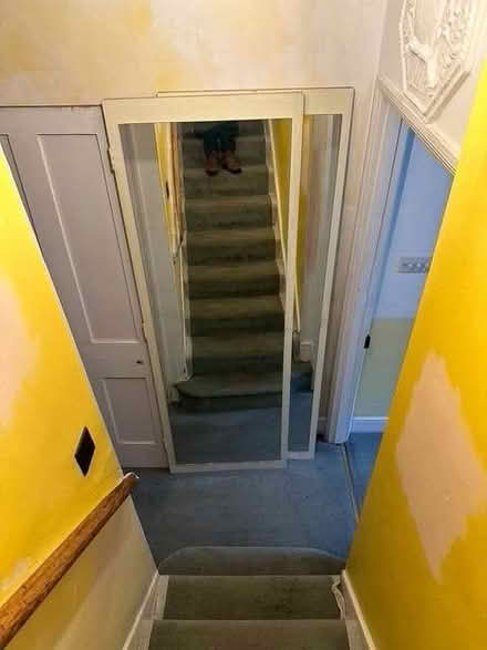 Photo of free Mirrored wood doors (Ravenscourt Park W6) #1