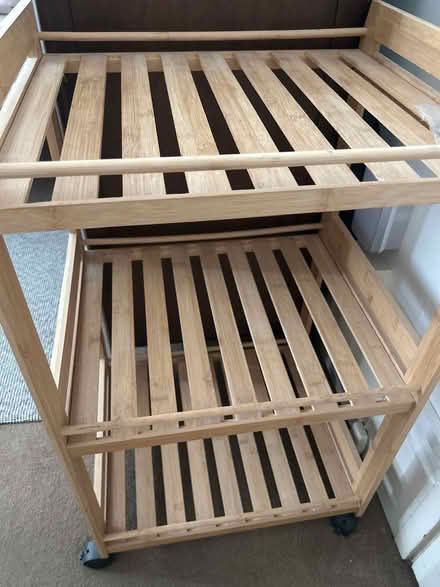 Photo of free Moving bamboo rack, clothes rail (Hyde Park Estate W2) #1