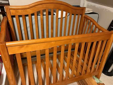 Photo of free 3-in-1: Crib/toddler/full bed frame (Northwest Indianapolis) #1