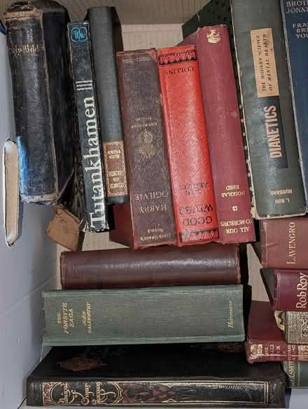 Photo of free Box of old, antique, books (AB22) #3