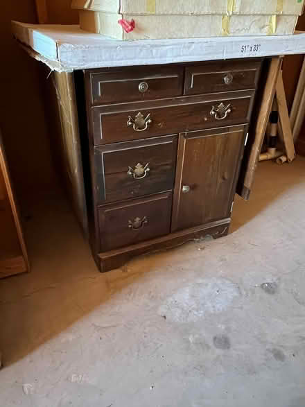 Photo of free Sewing cabinet (Clearlake Oaks) #1