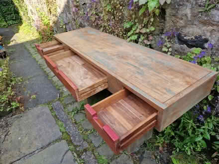 Photo of free Long narrow table with drawers (Colinton EH14) #3