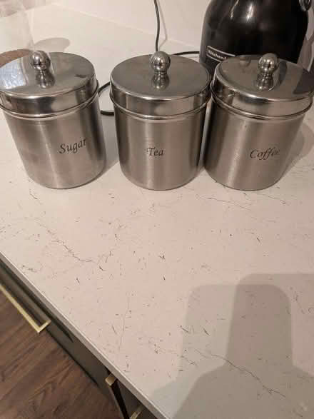 Photo of free Tea coffee sugar kitchen pots (Five Ways B16) #1