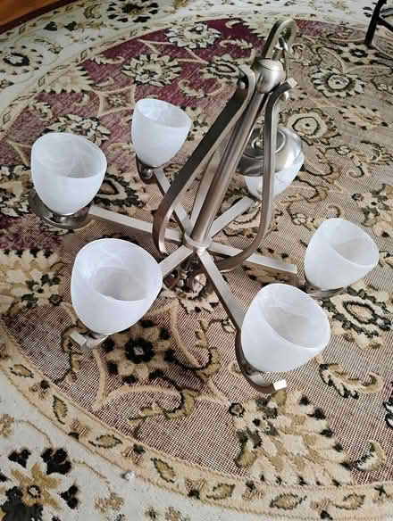 Photo of free Hanging light fixture (31 Dilla St, Milford, MA) #1