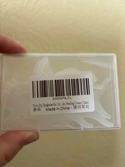Photo of free Silicone ear grips for glasses (Sunnyvale near Fremont H.S.) #2