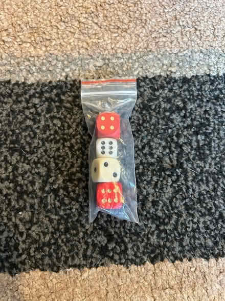 Photo of free 4 dice (Jennetts park RG12) #1