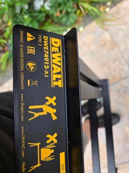 Photo of free Dewalt tablesaw base (NR7) #2