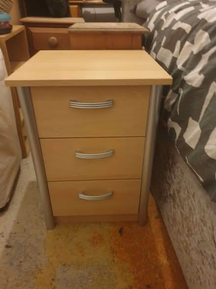 Photo of free Bedside Drawers, cabinet. In good condition. It is 1 of 2. (Boscombe BH7) #1
