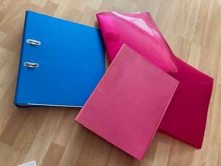 Photo of free 3 x A4 ring binder files + 1 display folder (Thames Ditton KT7) #1