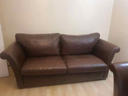Photo of free Leather sofas (RG12 Bracknell) #2