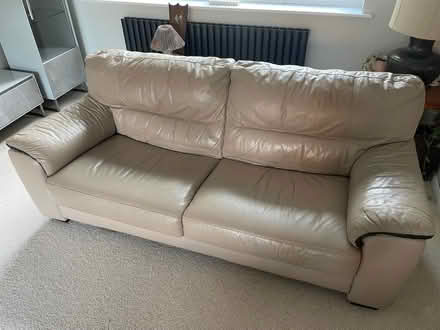 Photo of free Leather Settees (Lindford GU35) #2