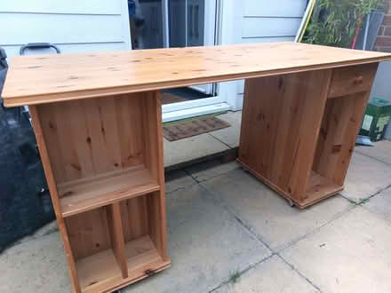 Photo of free Wooden Office Desk (Kings Hill ME19) #3