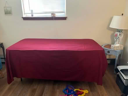 Photo of free Twin mattress, box spring, & frame (Lake & Hiawatha) #1