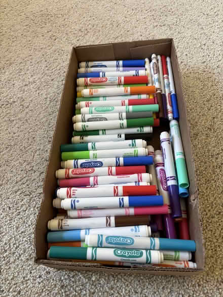 Photo of free Crayola brand markers (Sunnyvale near Fremont H.S.) #1