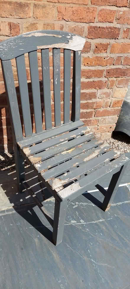 Photo of free Teak garden chair (Royal Leamington Spa CV31) #1