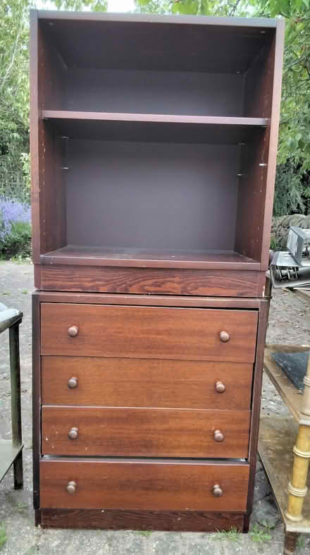 Photo of free Small book/file shelf and drawer (Holbrook DE56) #1