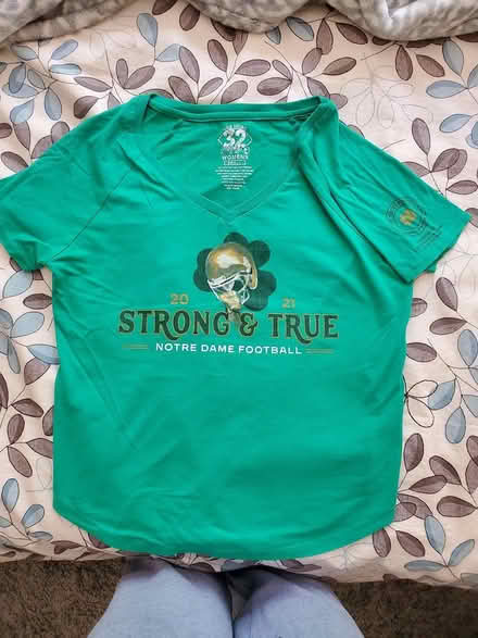 Photo of free Small women's Notre Dame t-shirt (North Oakland) #1
