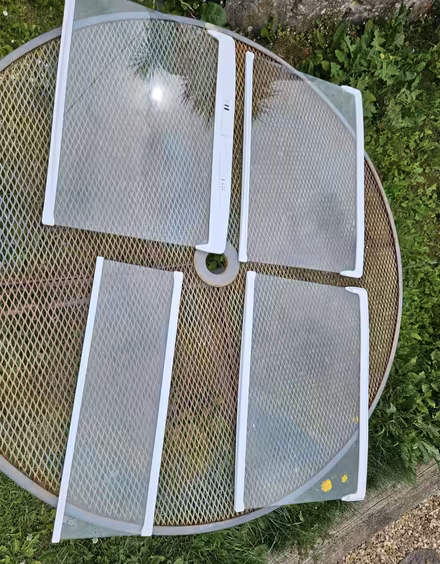 Photo of free Four toughened glass fridge shelves (Clevedon BS21) #1
