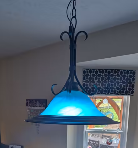 Photo of free 4 Blue LED Bulbs (West Liberty Twp) #2