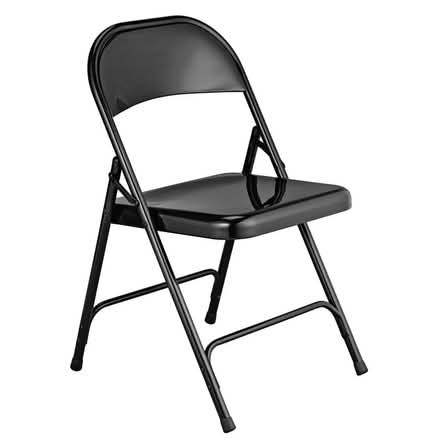 Photo of free 5 x Habitat Macadam metal folding chairs (Alderley Edge SK9) #1