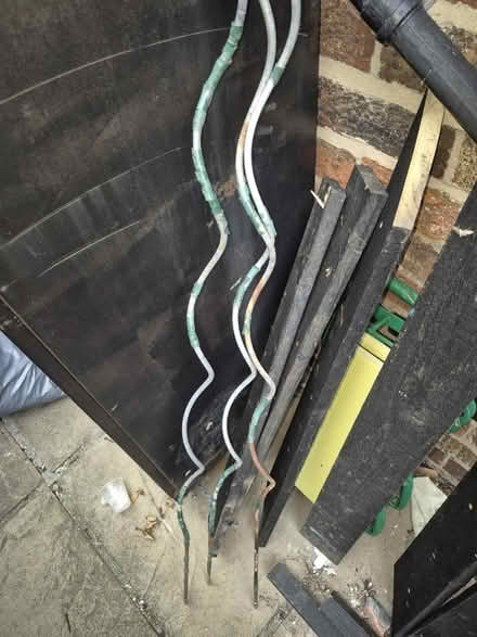Photo of free Large spiral plant supports x 3 (Parsons cross S5) #2
