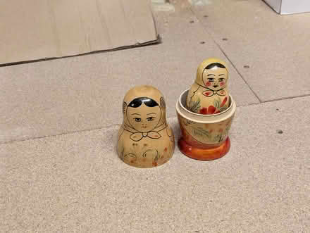 Photo of free Wooden Russian dolls. (AB22) #3
