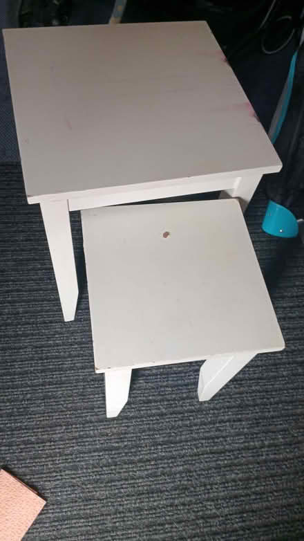 Photo of free 2 nest tables (Marston moretein mk43 0wf) #1