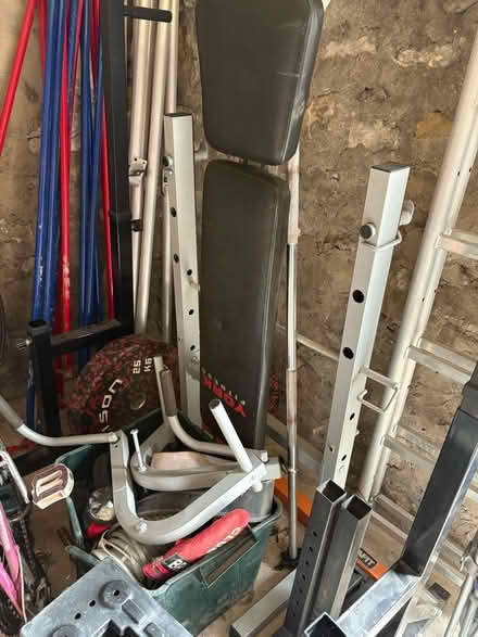 Photo of free York weight bench with flies (Bakewell DE45) #1