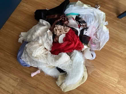 Photo of free Large bag of fabric and lace (Market Drayton.) #3