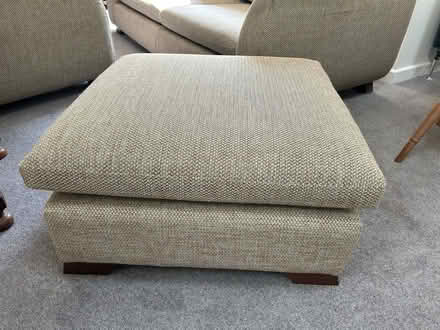 Photo of free 2 sofas & footstool (Lexden CO3) #2